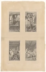 Páginas 1-4 de «Lienhard y Gertrud», de Pestalozzi