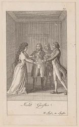 Lámina 10 de «Los indios en Inglaterra» de August von Kotzebue