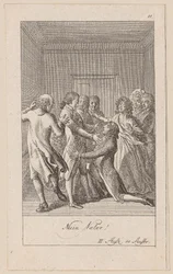 Lámina 11 para «Los indios en Inglaterra», de August von Kotzebue