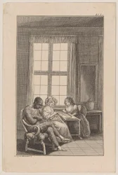 Hoja 1 de la obra de Ewald «Harlequín patriota»