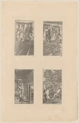 Páginas 9-12 de «Lienhard y Gertrud», de Pestalozzi