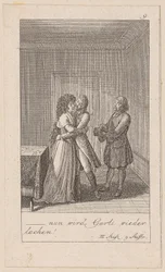 Lámina 9 de «Los indios en Inglaterra» de August von Kotzebue