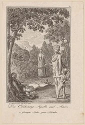 Aparición de Apolo y Cupido