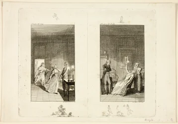 Ilustración de *Clarissa*, de Samuel Richardson