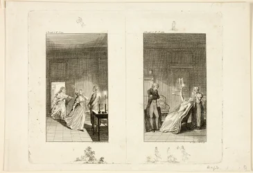 Ilustración para Clarissa de Samuel Richardson