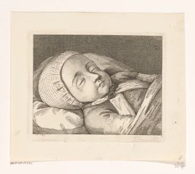 Niño en el lecho de muerte