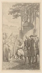 «Minnesänger», página 1 de la primera edición de «Poemas de Gottfried August Bürger»