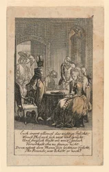Pomposidad, ilustración para "Königl: Grosbrit [anische] Genealogischer Kalender auf das 1780 Jahr Lauenberg bey J.G. Berenberg"