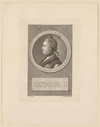 Retrato de la emperatriz Catalina II de Rusia