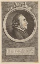 Retrato de Johannes Bernhard Basedow