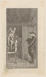 Grabado en cobre de la portada de «Los años de juventud de Heinrich Stilling»