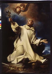 San Bruno rezando