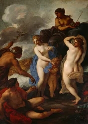 El Juicio de París (óleo sobre lienzo)