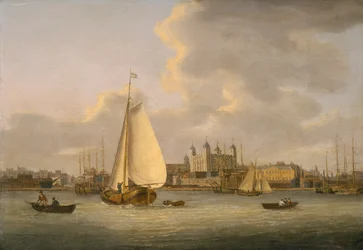 La Torre de Londres desde el río, c. 1770-c. 1818