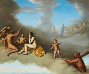 Asamblea de los Dioses con la Apoteosis de Hércules