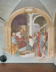 Cristo llevado ante Caifás