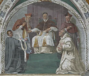 El Papa aprobando la Orden Cartuja