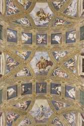 Bóveda de la nave central, Iglesia de S. Maria Assunta, 1629