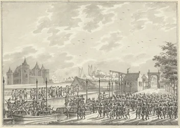Llegada de los ciudadanos armados de Ámsterdam a Muiden, 1787
