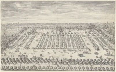 Campamento cerca de La Haya, 1742