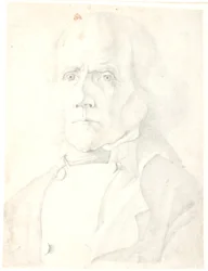 Un anciano con cabello largo