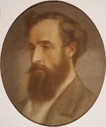 Frederick Leyland (1831-91) (pastel sobre papel)