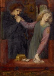 Hamlet y Ofelia, 1866