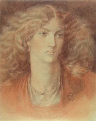 Cabeza de una Mujer, llamada Ruth Herbert, 1876