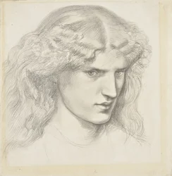 Retrato de Annie Miller, 1860s