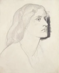 Retrato de la señorita Ruth Herbert, probablemente 1858