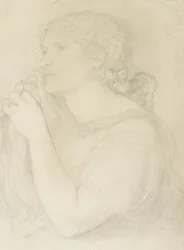 Estudio de Fanny Cornforth, 1863