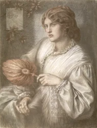 Mujer con abanico, 1870