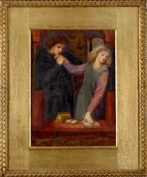 Hamlet y Ofelia, 1866