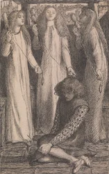 Ilustración de las doncellas de Elfen-Mere