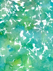 Hojas verdes abstractas