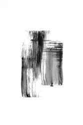 Pinceladas abstractas negras