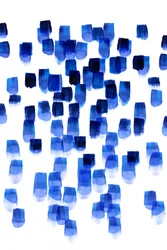 Pinceladas de acuarela azul
