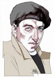 Giacomo Antonini, 2022 (dibujo digital a lápiz de color)