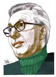 Piero Scanziani, 2022 (dibujo digital a lápiz de color)