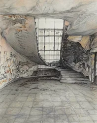 Ascensión, 2023 (lápiz sobre papel)