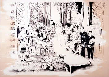 Fiesta del pan, 2018 (óleo sobre lienzo)