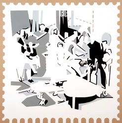 Fiesta de Pan IV, 2019 (acrílico sobre lienzo)