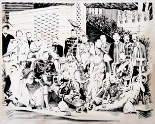 Fiesta de los dioses, 2017 (óleo sobre lienzo)