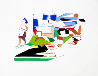 Kennedys (Paisaje), 2019 (gouche sobre papel)