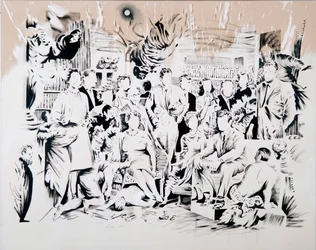 Milagro del esclavo, 2017 (óleo sobre lienzo)
