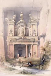 El Kasne (Tesoro), Petra, marzo 1839
