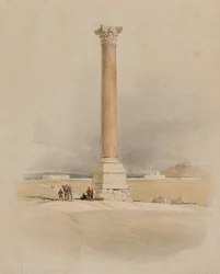 La columna de Pompeyo, Alejandría