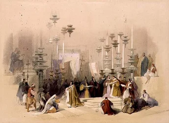 La Piedra de la Unción, Iglesia del Santo Sepulcro, 30 de marzo de 1839, placa 19 del Volumen I de 