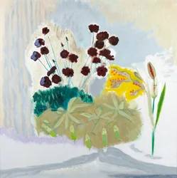 Semillas y Cosmos, 2010 (óleo sobre lienzo)
