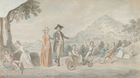 La Familia de Sir James Hunter Blair, 1er Baronet 1741-1787, ca. 1785
